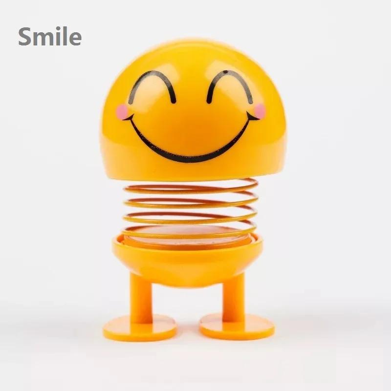 Spring Bobblehead Doll Car Decoration Cute Toy Simulation Lovely Dashboard Ornament for Car Styling and Interior Decor