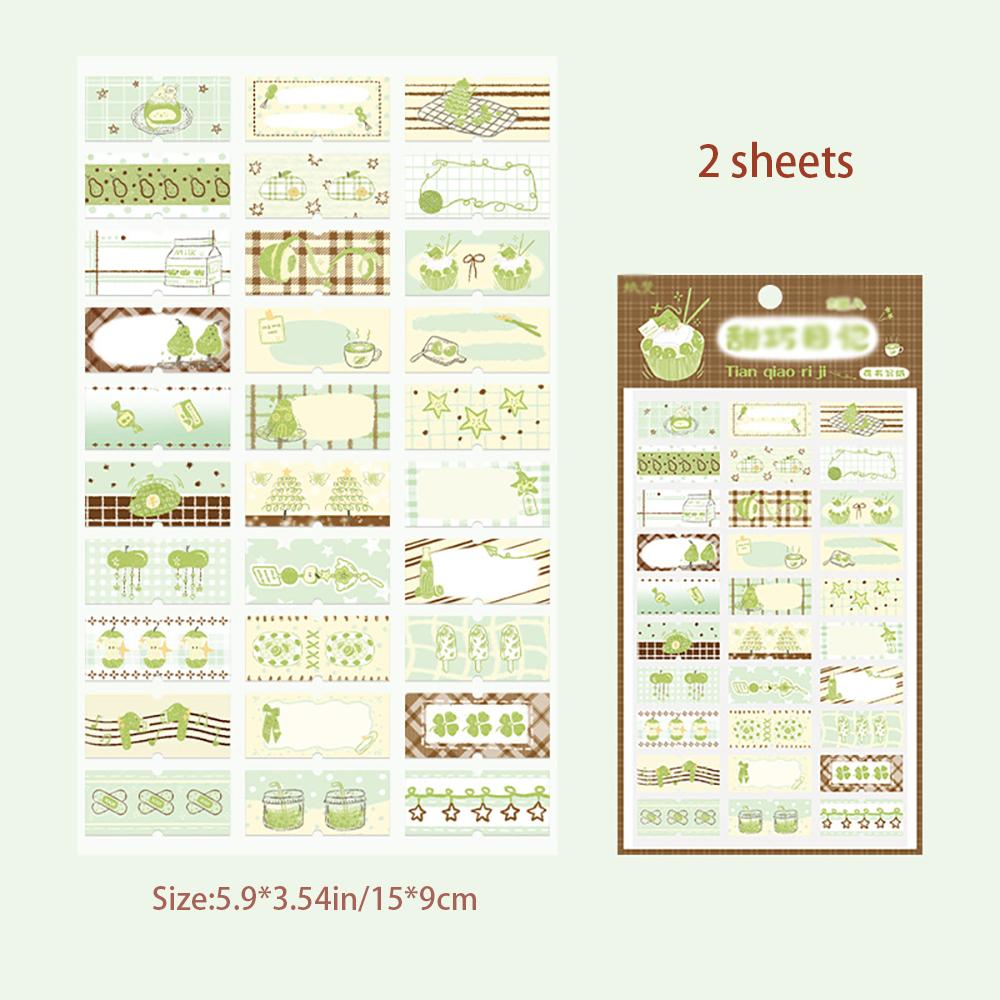 

Sticker Pack Sauce Fruit Party Sweet and Clever Diary Series Handmade Account Stickers Decoration Base Collage Material
