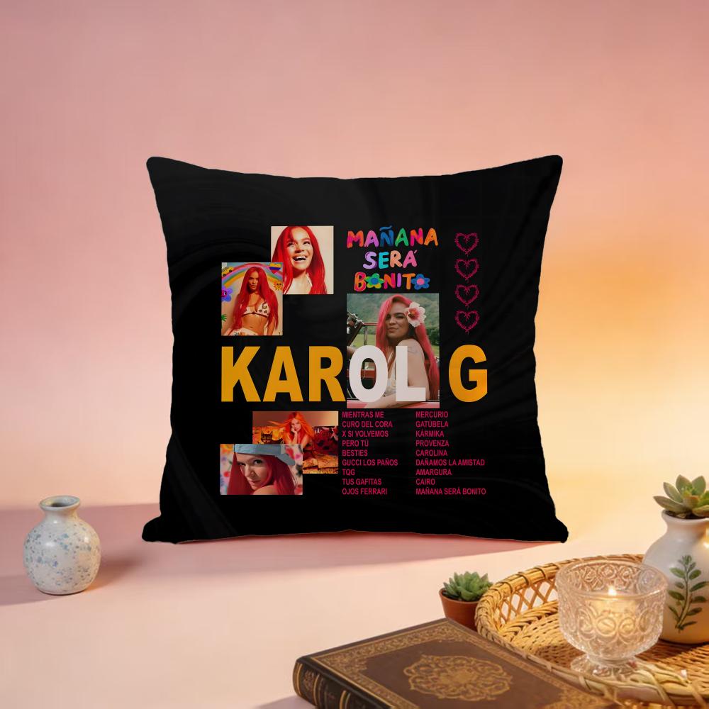 

Trending GG KAROL Ged Cushion Cover Premium SkinFriendly Pillow Case MultiPurpose for Home Office Travel 30X30cm