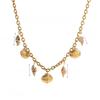 Seashell Pendant Necklace For Women With Adjustable Steel Chain Ocean Style Gift For Her