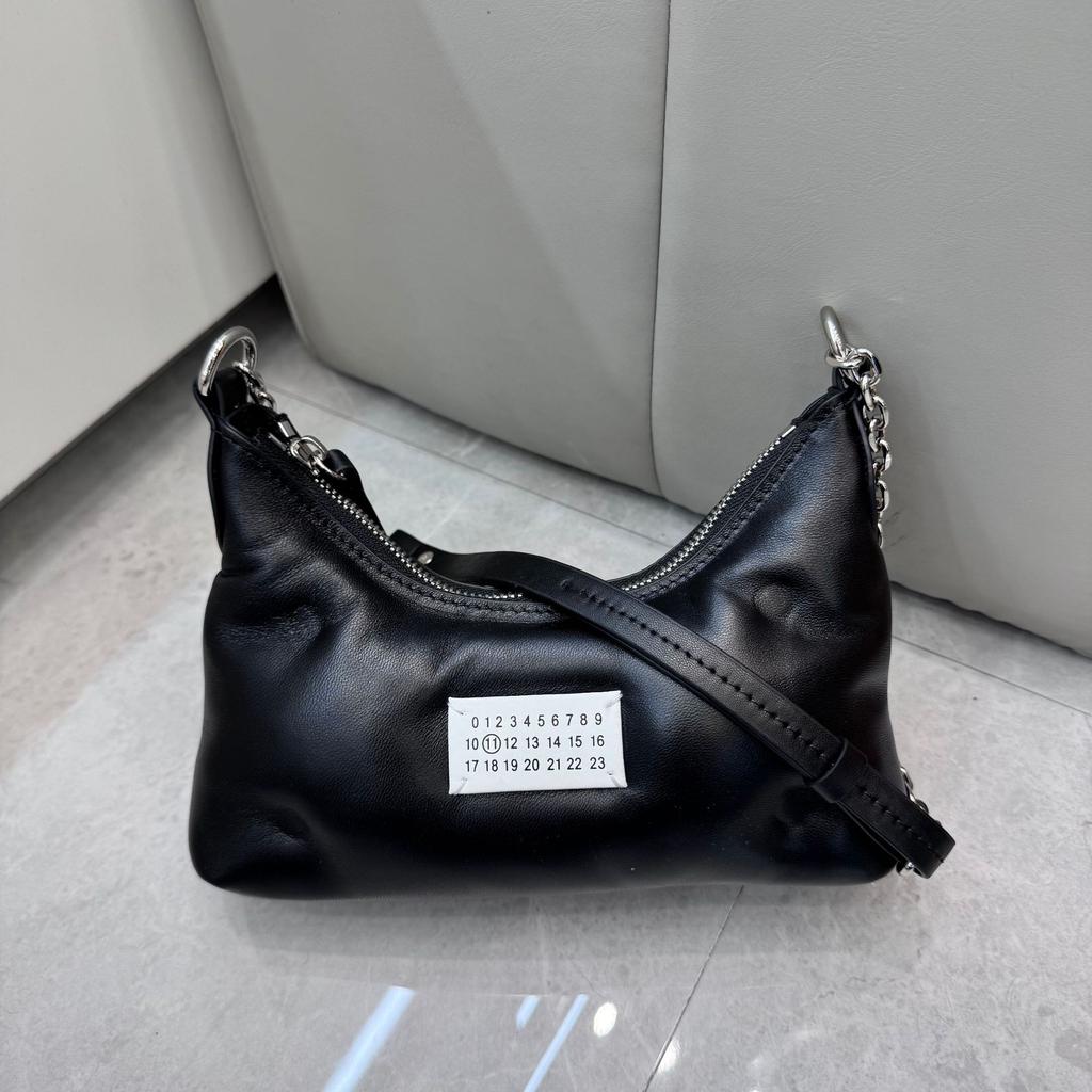 2025 Cross-border Fashion Sheepskin Pillow Bag, Underarm Bag, High-end Cloud Bag Chain, Single Shoulder Messenger Bag, Bag for Women