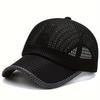 Outdoor Breathable Mesh Sun Hat - Unisex Versatile Fishing and Baseball Duckbill Cap