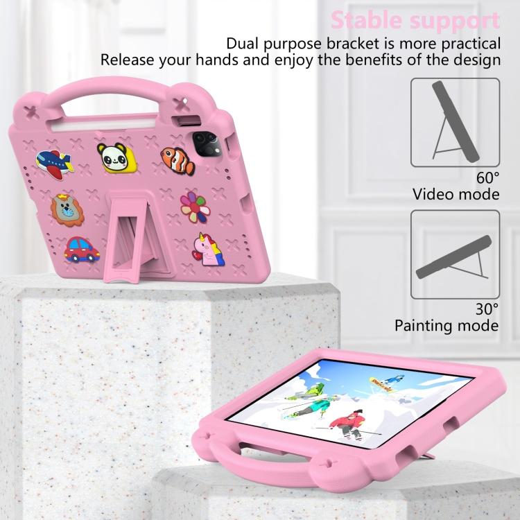 Für iPad 2025 / 2022 Griff Ständer Kinder EVA Stoßfest Tablet Hülle