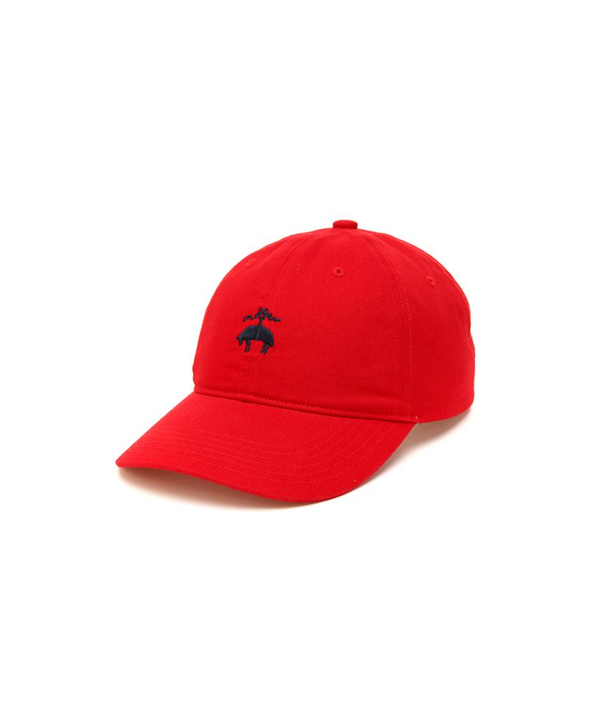 BROOKS BROTHERS [Unisex] Baumwoll-Baseballkappe mit Logo (rot) (Bbacmm7319Des)