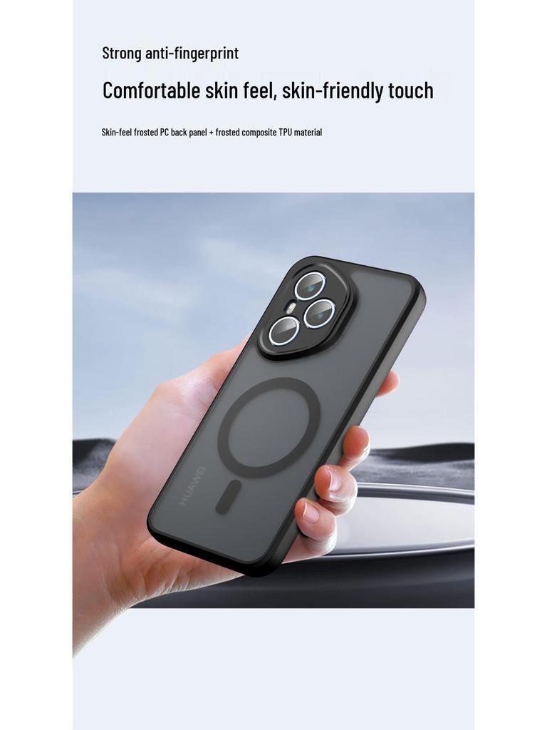 Honor400 Pro Magnetic Airbag Anti-Fall Frosted Phone Case – Overseas Version