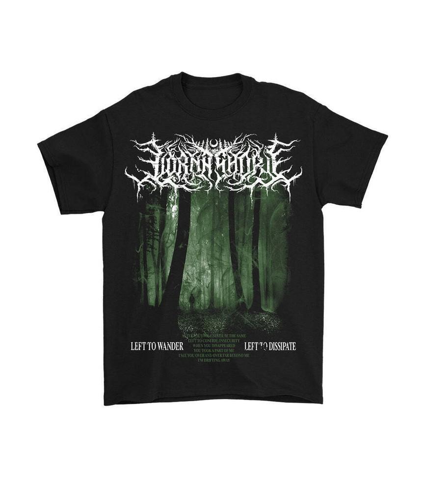 Новая футболка Lorna Shore Forest Left To Wander Классическая Черная Унисекс S-5XL HT051 Унисекс Футболка XXXXL