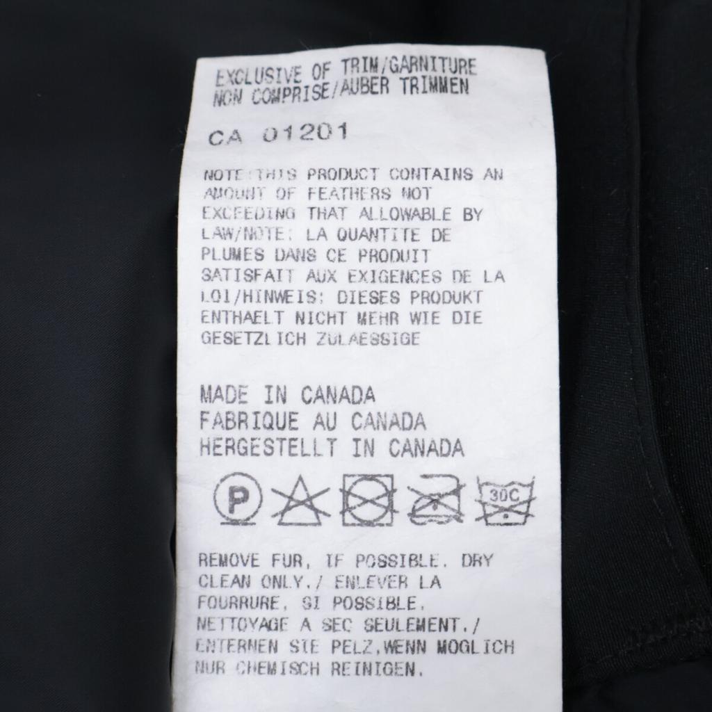 Canada Goose 3438JM Jasper Parka Jacket XS blackUsed