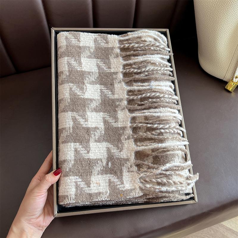 Fashion Winter Thicken Warm Neck Scarf for Women Scarves Cloth Tassel Blankets Men's Winter Shawls Poncho Echarpe Stoles