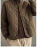Women's Quilted Light Cotton Jacket - Autumn/Winter 2025, Short Solid Color Outerwear