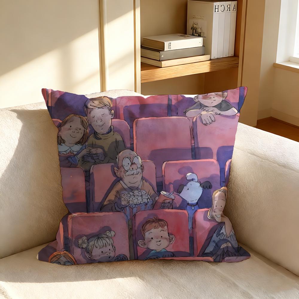 Cushion Cover Cushion Cover, Soft Washable Linen Pillowcase, Multi-Scene For Sofa, Bedroom And Office. S-Sveta Ovinnova