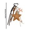 Five-pointed Star VersatileWomen Handbag Hanging Decoration Fashion PU Leather Star Bag Pendant