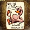 Retro Metal Duck Sign Waterproof Wall Decor for Home Office Vintage Plaque