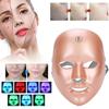 LED Photon Skin Rejuvenation Machine Acne Removal Color Light Therapy Face Shield Gold