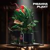 MOC Audrey II Piranha Plant Model Building Blocks Horrors Shop Chomper Potted Horrors Cannibal Flower Bricks Toys for Kids Gifts