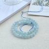 Ice Seed Ice Through Natural Aquamarine Bracelet Bracelet Crystal Work In Progress Round Beads Beaded Loose Beads