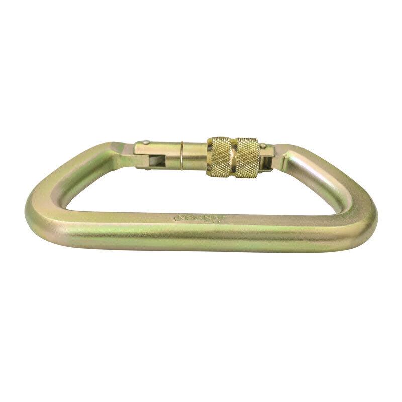 ANPEN Outdoor Climbing D-Shaped Screw-Gate Carabiner