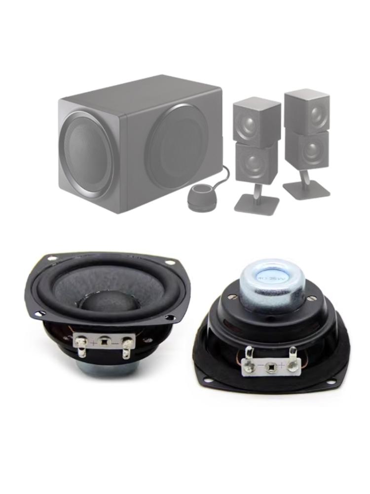 2 יחידות 66 מ"מ 4 אוהם 25W רמקול מלא גומי צד NdFeB מגנטי רמקול נייד סאונד קולנוע ביתי