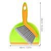 Small Broom with Dustpan for Table Cleaning Office Desktop Use 1Set Plastic