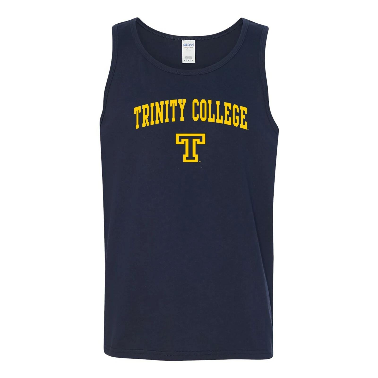 Trinity College Bantams Arch Logo Tank Top - Navy 2XL