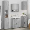 Bathroom Furniture Set 5 Pieces Grey Sonoma 61 X 35 X 64 Cm