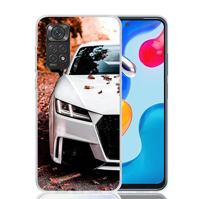 Super Car For A-Audis R-S Sport Phone Case For Xiaomi Redmi Note 15 14 13 12S 12 Pro Plus 11S 11E 11 11T 10S 10 Art Soft Pattern