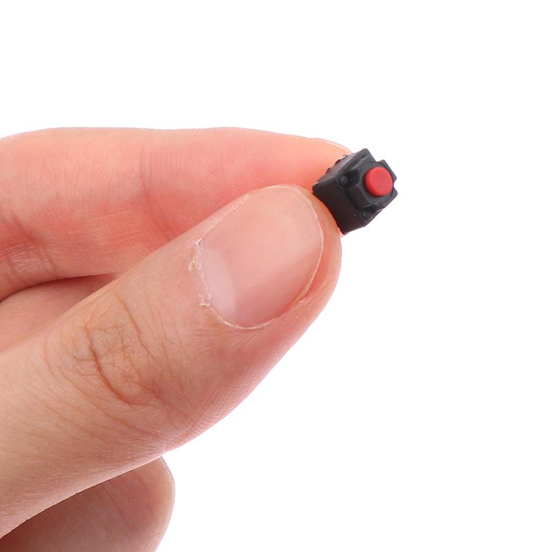 10ks Prachotěsný Tichý Červenohlavý Spínač Bezdrátová Myš Tlačítko Mikrospínač 6*6*7.3 DIY Příslušenství Tiché Tlačítko