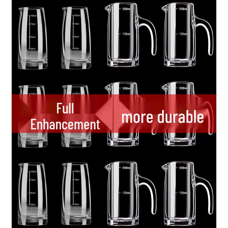 Naijiang Gekalibreerde Glazen Likeur Dispenser & Borrelglaasjes Set