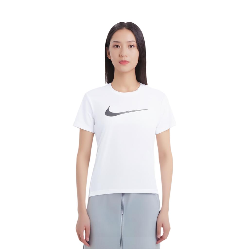 Nike Short-Sleeve Running Top Women Tops White CN5185-100