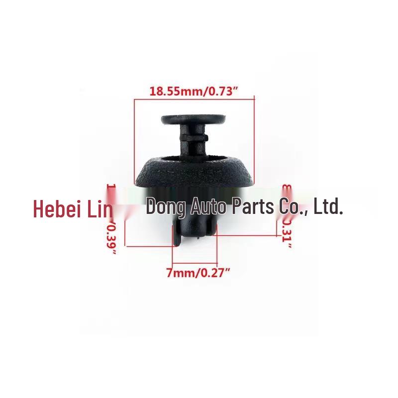 Klip krytu mřížky chladiče motoru auta, rozpěrný nýt 90467-07211