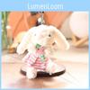 Cute Rabbit Hanging Toy With Bow And Dress Decor For Bag Decor And Gifts