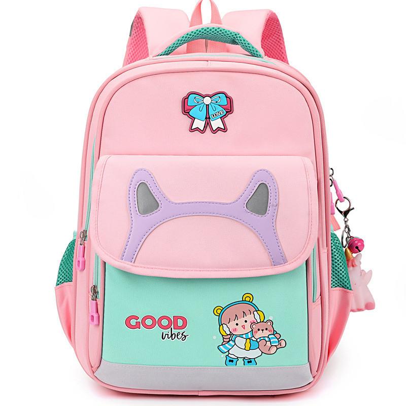 Cute And Durable School Bag For Kids Gender Neutral Lightweight Oxford Cloth Backpack