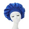 Women Sleeping Caps Bathroom Satin Solid Color Stretch Bonnets For Sleeping Women Styling Accessories