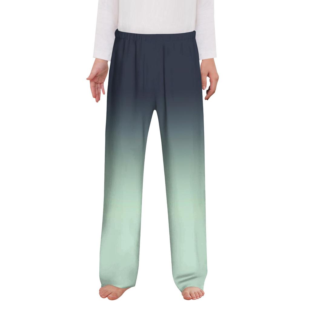 Pyjamahose für Jungen, lang, kariert, weiche Hose mit Taschen