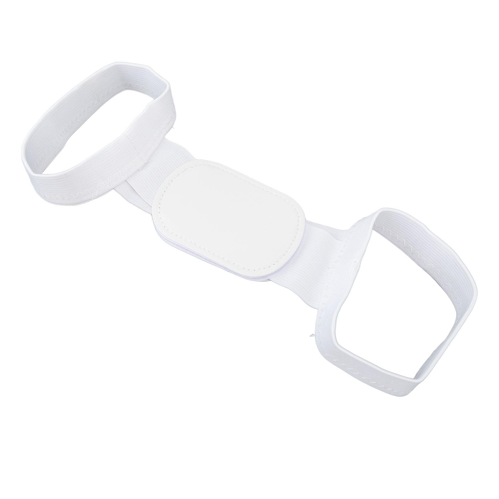 

Posture Correction Belt Adjustable Breathable Compression Reduce Soreness Posture Corrector Band White