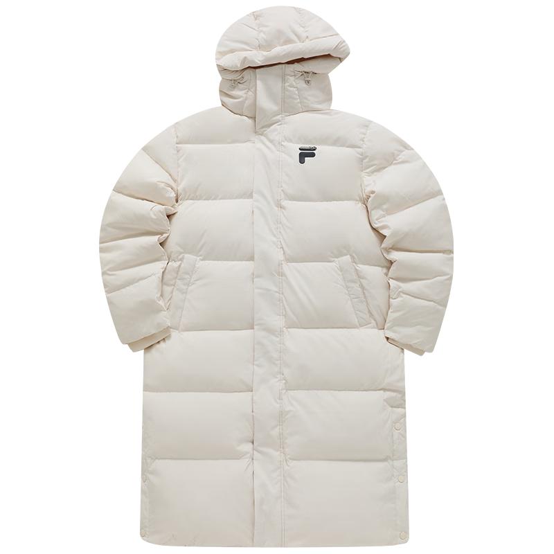 

FILA FUSION Unisex Long Hooded Down Jacket 185/104A