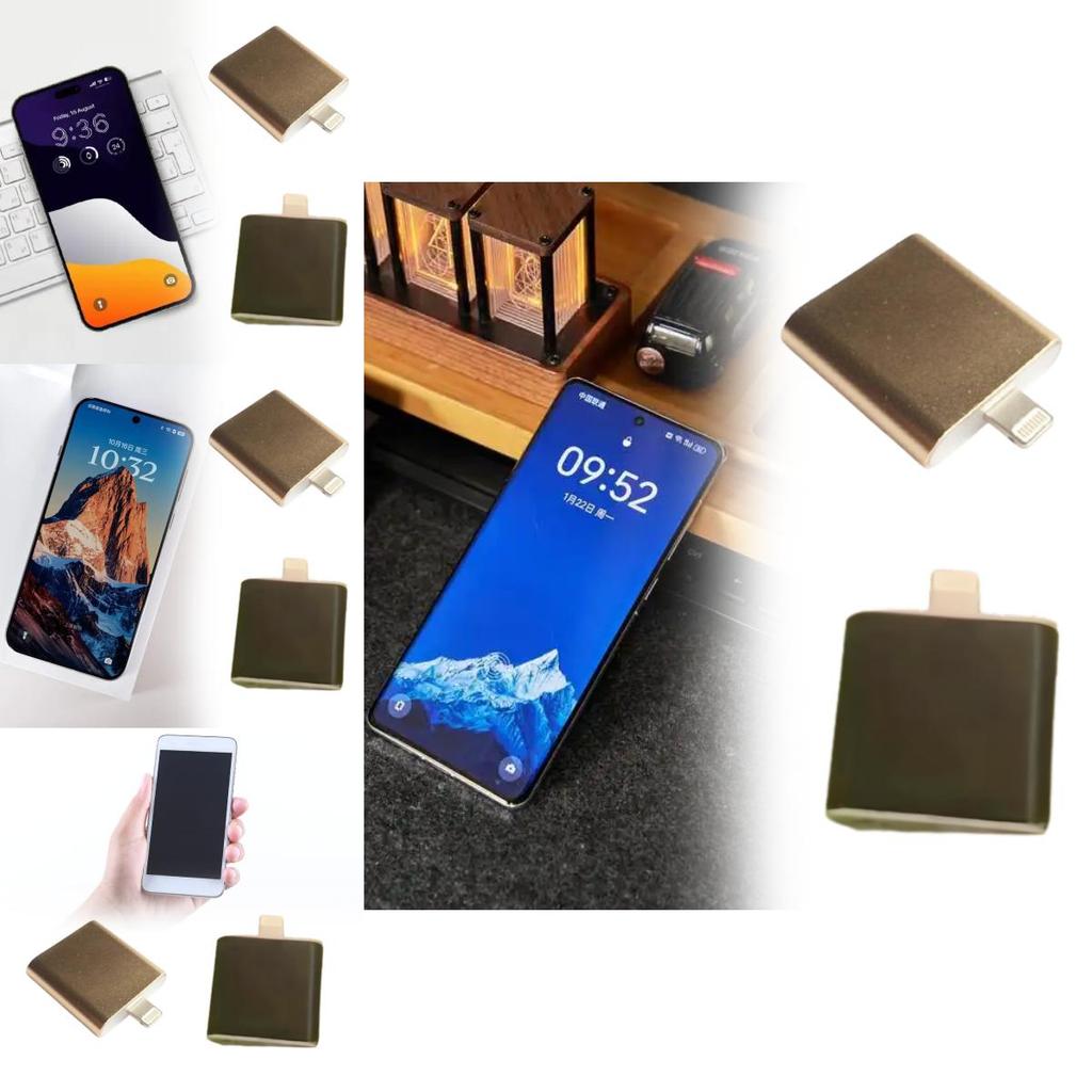 Apple Iphone Ipad Metal Adapter Connector For Charging Data Transfer Compatible Devices
