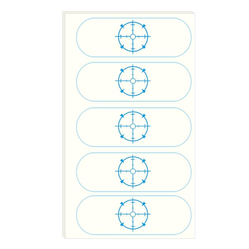 Golf Club Impact Stickers Golf Impact Tape Labels Self-Teaching Sweet and Consistency Analysis Golf Training Aids