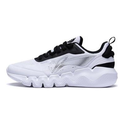 Li Ning Ln Flex Comfortable Casual Non-Slip Wear-Resistant Low-Top Sports Shoes Men Sneakers White Black AGLT031-1
