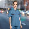 CONGDI Men's Short Sleeve Breathable Workwear Set