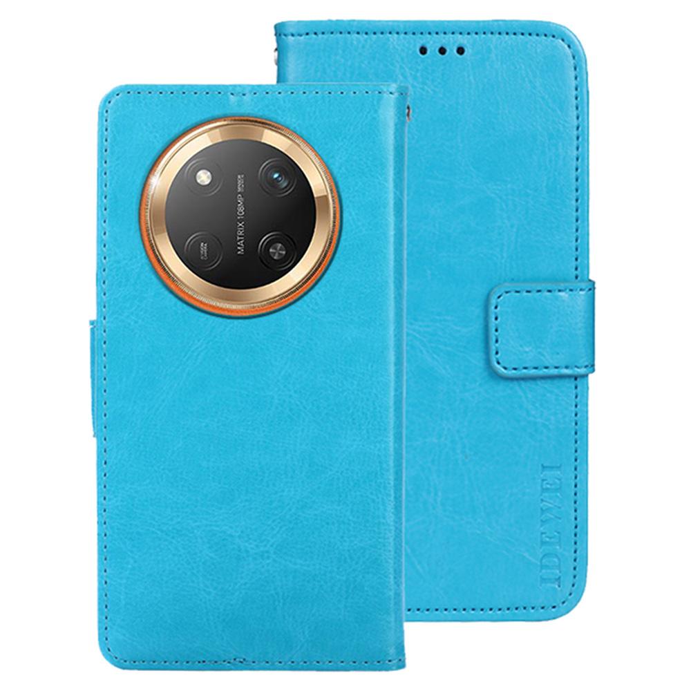 IDEWEI For Honor Magic7 Lite 5G/X9c 5G/X60 Pro 5G Stand Case Crazy Horse Texture Leather Phone Cover