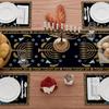 XCHI Chanukah Menorah Olive Leaf Doves Six-Pointed Star Hanukkah Table Runner Table Decoration for Party Home Kitchen Dining Holiday Decor 13x72 Inch