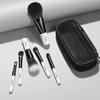 CARLI BYBEL Makeup Brush Set, Portable, Travel-Friendly, Soft Bristles, Mini Eyeshadow Brushes, Loose Powder Brush