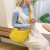 Popular Casual Simple Women's Lightweight Dumpling Bag Fashionable Versatile Solid Color Commuter Messenger Women's Bag