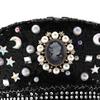 Bridal Captain Hat Jeweled Rhinestones for Women Bride Hat Sparkling Sequins Eye-catching Photo Props