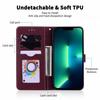 Custodia a libro in pelle con texture litchi per Vivo Y21D V60 Lite Y21 V30 V40 Y28 5G V27 V29 Y36 Y31 Y20 Y33S Y19 Y17S Y16 Y35 Y27 Y29 Y04 Copertura paraurti portafoglio