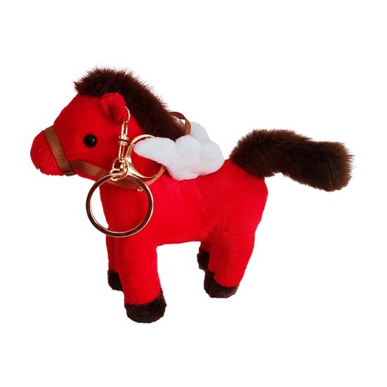 Huggable Pony Plush Toy for Kids Soft Stuffed Animal for Bedtime & Cuddling Realistic Spotty Horse Doll Gift for Children Toddlers