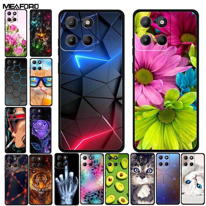 For Motorola Moto G15 4G Case G15Power 2025 New Fashion Black TPU Shockproof Phone Cases For Moto G15 Power Etui Fundas MotoG15