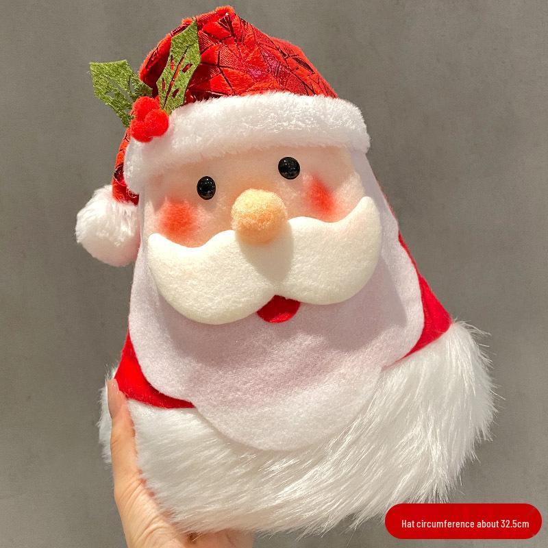Cute Plush Christmas Tree Hat - Festive Photo Prop for Kids and Adults