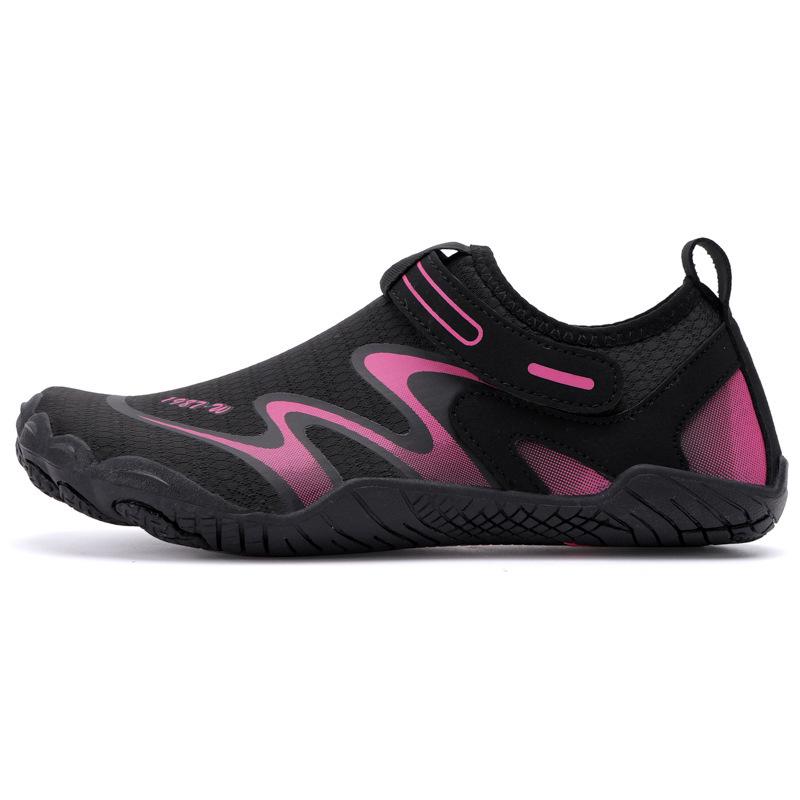 

New Lightweight Five-Finger Water Shoes for Couples - Outdoor Summer Diving, Snorkeling, and Beach Swim Footwear 39 ярко-розовый