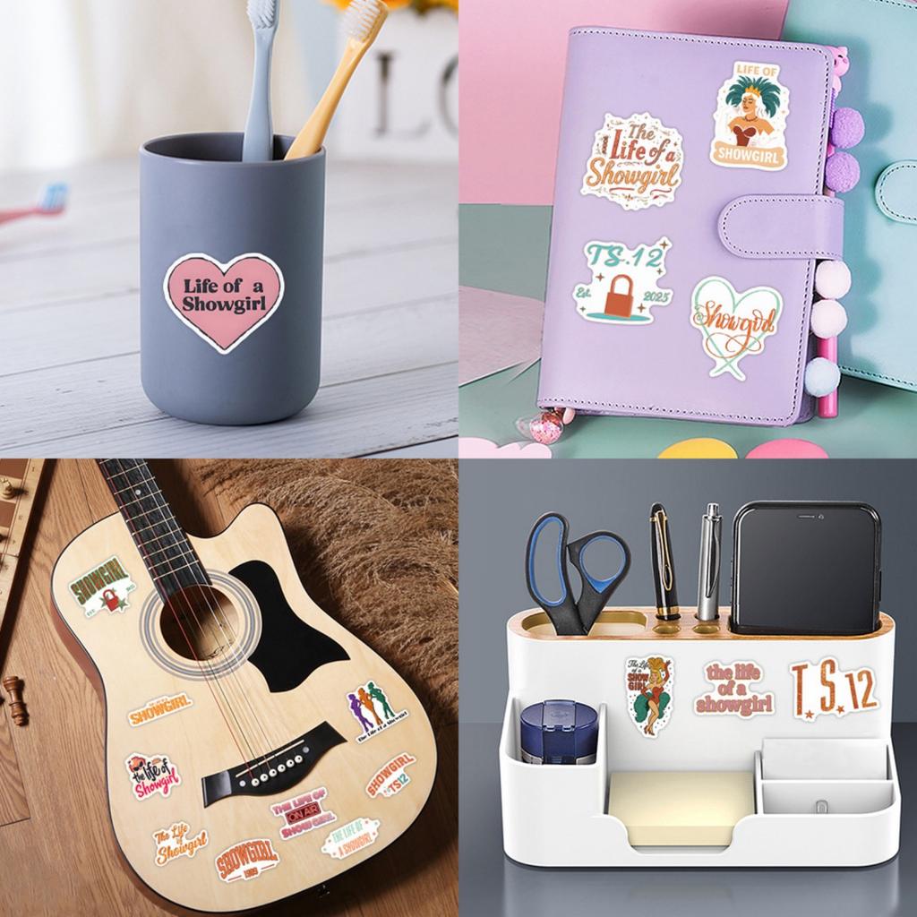 55 ks Samolepky na kufr Vodotěsné samolepky Skútr Počítač Tablet Kreslená dekorace